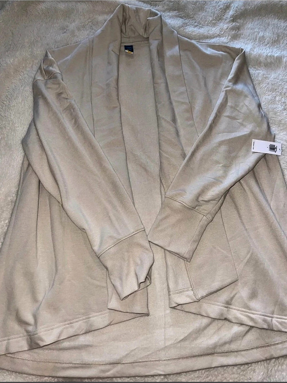 Old Navy- Open Front Cardigan in Cream Size Large NWT